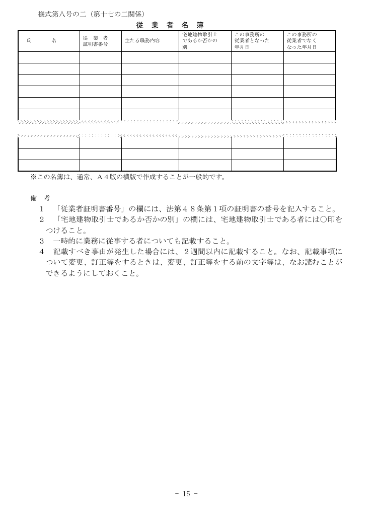 記載手引（神奈川県の例） 第15ページ