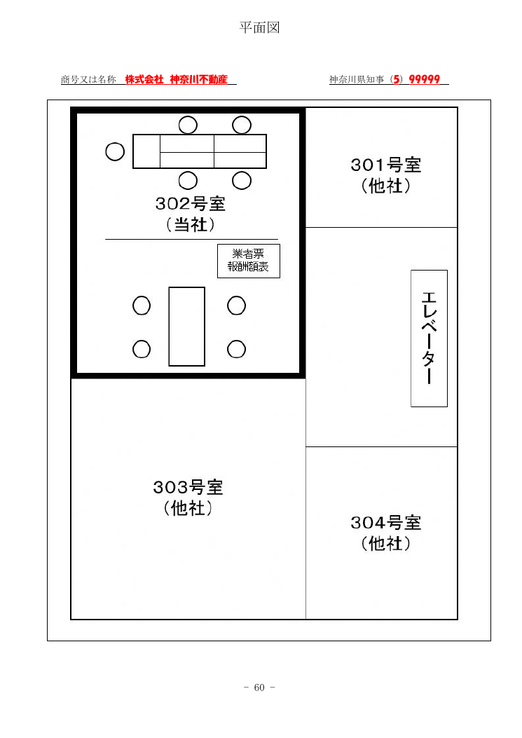記載手引（神奈川県の例） 第60ページ