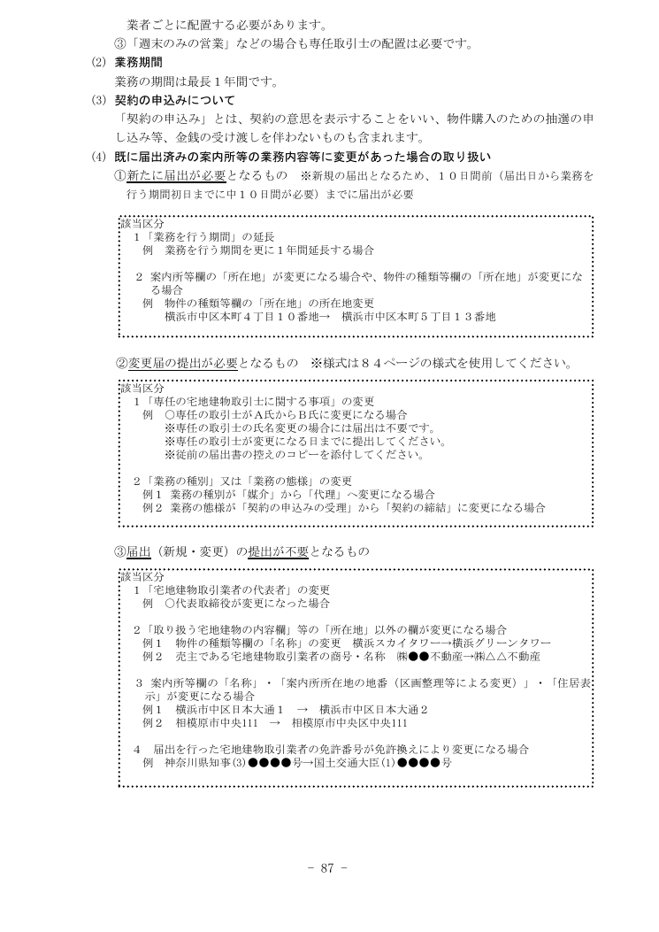 記載手引（神奈川県の例） 第87ページ